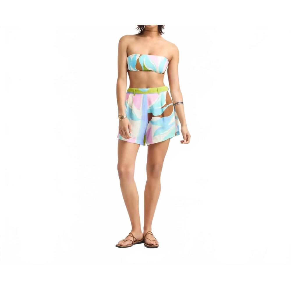 NEW VITAMIN A getaway short in coast colorblock